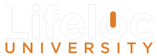 Lifeloc Technologies logo in white