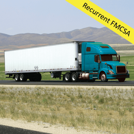 semi truck driving on the road